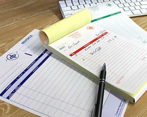 Invoice Book Printing